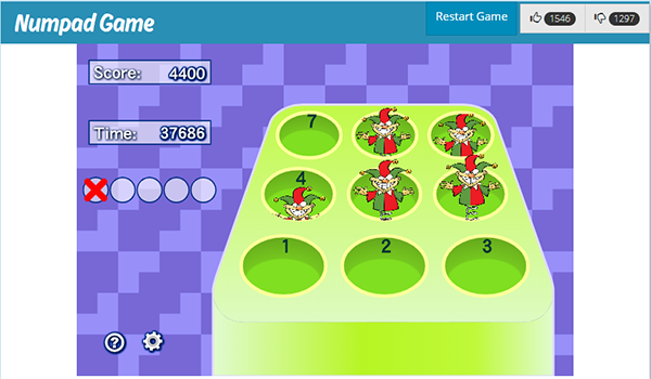 Numpad Game screenshot