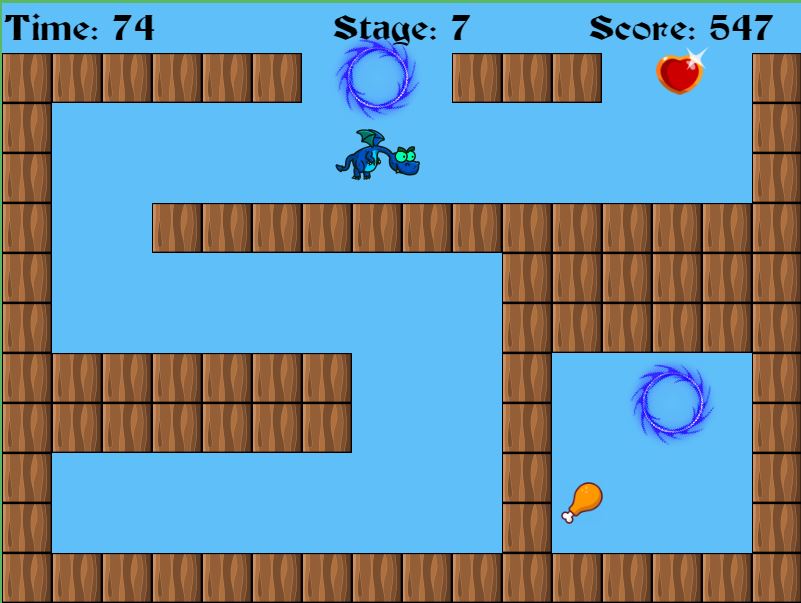 Dragon Drop game screenshot